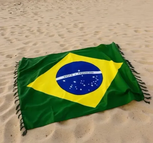 Canga bandeira do Brasil