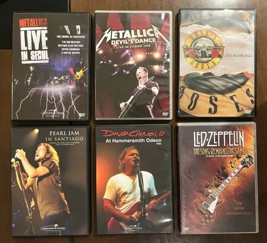 DVDs variados Hard Rock / Heavy Metal