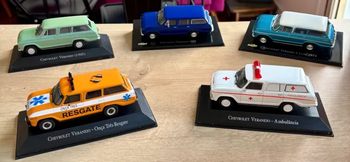 Chevrolet Collection e Carros inesquecíveis do Brasil - lote veraneio