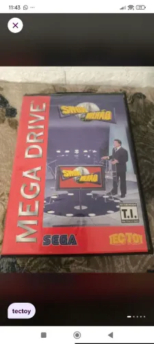 Jogo Mega drive Show do Milhão 