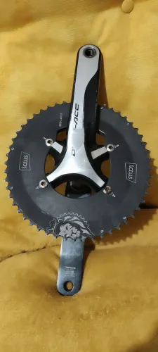 Pé de Vela Shimano Duraace + Coroa Ictus 52/36