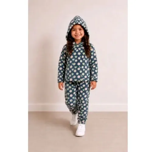 Conjunto Infantil frio quentinho capuz