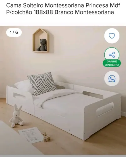 Cama Montesina nova na embalagem