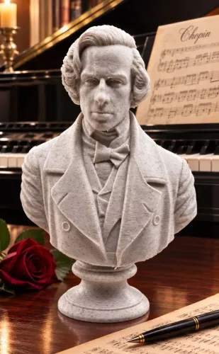 Busto 3D - Chopin