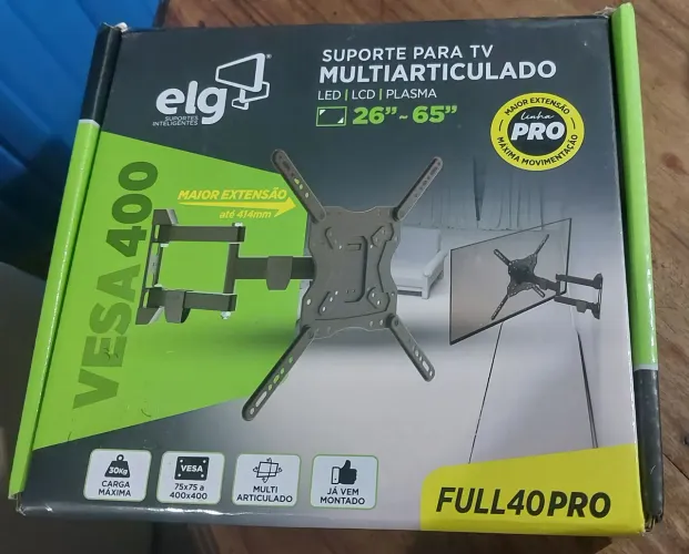 SUPORTE PARA TV MULTIARTICULADO ELG FULL40 PRO.