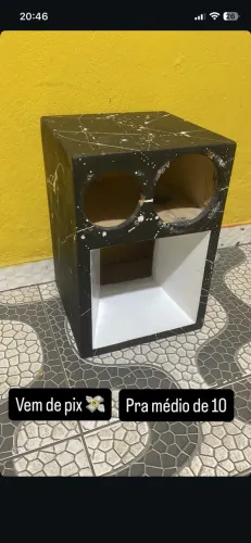 Caixa de médio de 10