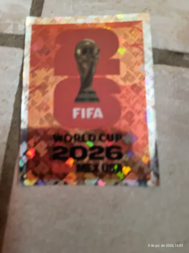 Figurinha da taça da copa 2026
