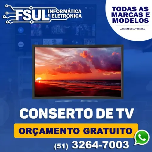 MANUTENÇÃO E CONSERTO DE TVs