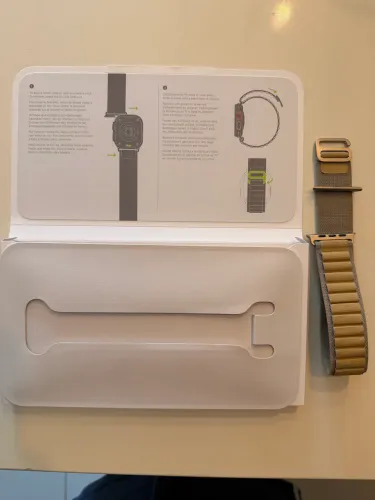 Pulseira original apple Loop alphina Natural