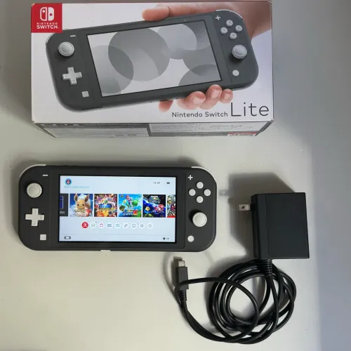 Nintendo Switch Lite Cinza 128Gb Usado