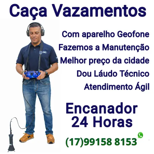 Caça Vazamento com Geofone Serviço Completo 