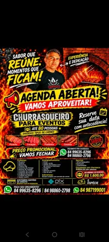 Promoção 80reais por pessoa