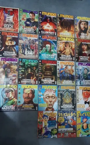 Lote Revistas Recreio/Mundo estranho