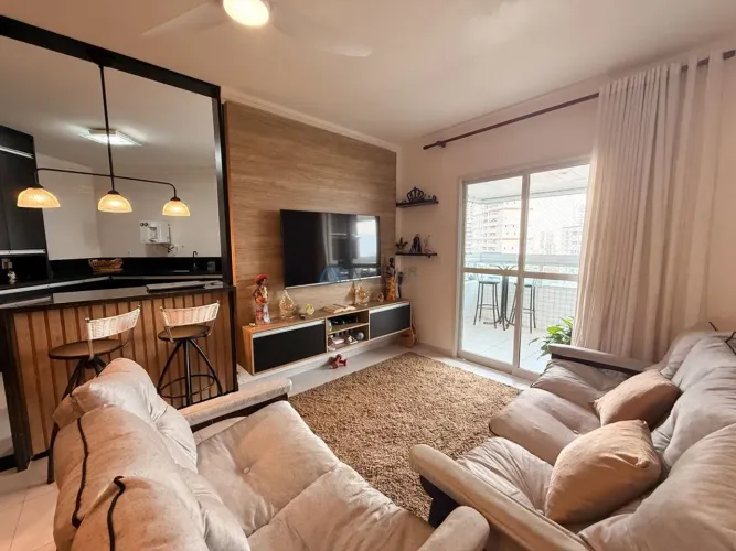 Apartamento à Venda Guilhermina em Praia Grande com 2 quartos, 1 vaga e 89m²