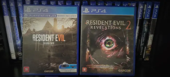 2 jogos PS4 Resident Evil