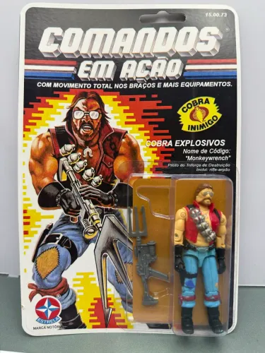 Comandos em Ação Estrela Monkeywrench Cobra Explosivos