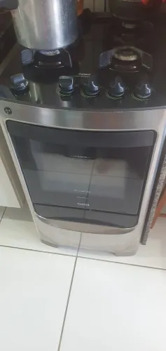Fogão 4 bocas Cônsul Vidro temperado Inox