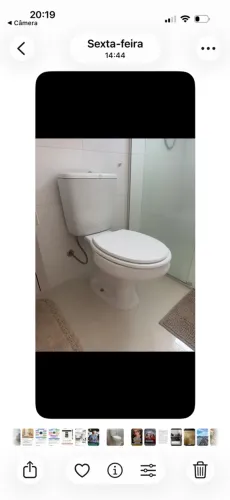 Vaso Sanitário - marca Deca - acompanha assento com amortecedor