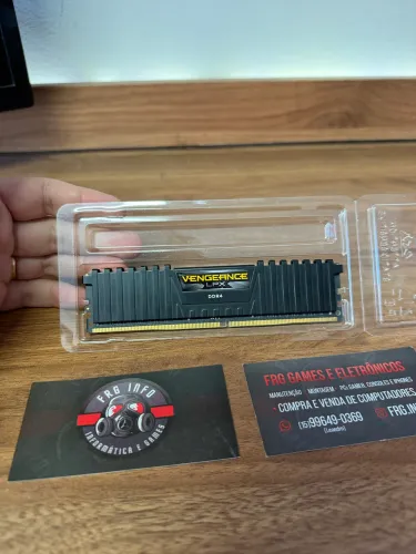 Memória Ram Corsair Vengeance Lpx, 16GB (1X16GB), Ddr4, 3200Mhz, C16, Preto