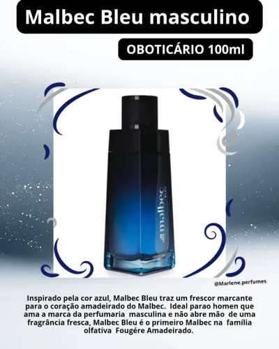 Malbec Ultra Bleu masculino 100ml, O Boticário