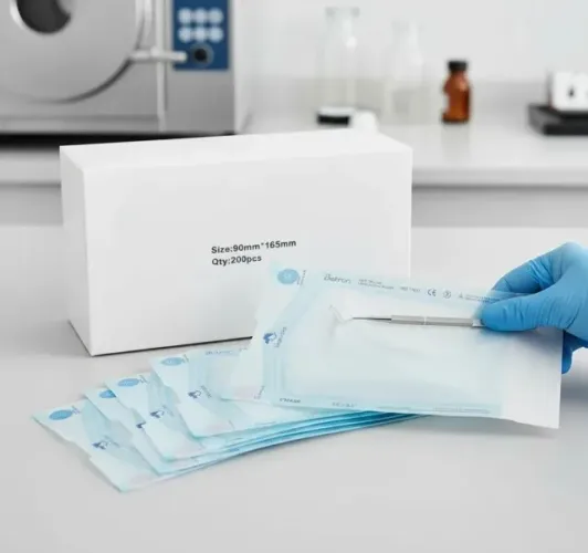 1800 Envelopes P/ Esterilização Alicate Autoclave 9cmx16,5cm