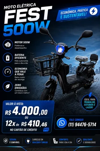 Moto elétrica Feste 500w