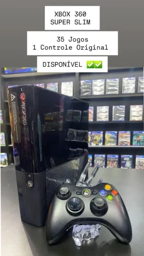 XBOX 360 SUPER SLIM 500GB DE ARMAZENAMENTO