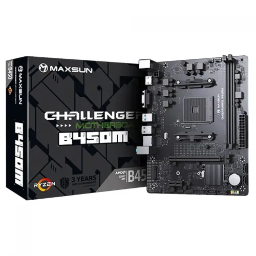 Placa-mãe b450m - Maxsun challenger
