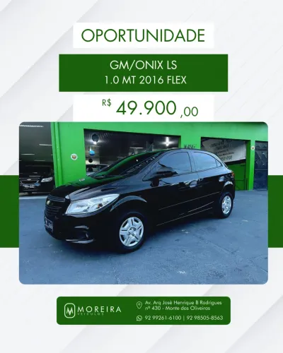Chevrolet Onix Hatch LS 1.0 8V Flex Power Mec. 4P 2016