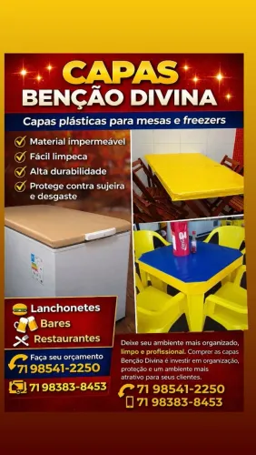 Capas Para Mesas e Freezer 