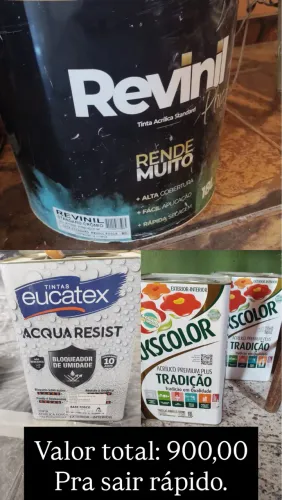 Tintas para pintura externa/interna