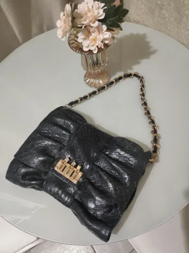 Bolsa SAAD original couro texturizado