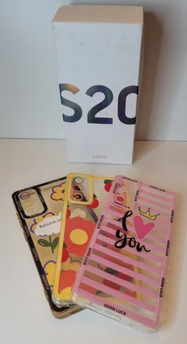 Kit 3 Capas Samsung S20 FE - Estampas Exclusivas Transparentes