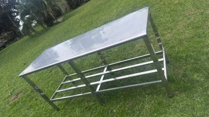 MESA INOX PROFISSIONAL MAK FRIGO 1,80 X 70CM