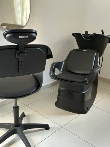 Kit Salão Completo Dompel Cadeira + Lavatório com Aquecedor