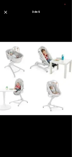 Chicco Baby Hug 4 em 1 - cadeirão que vira moisés, cadeirinha