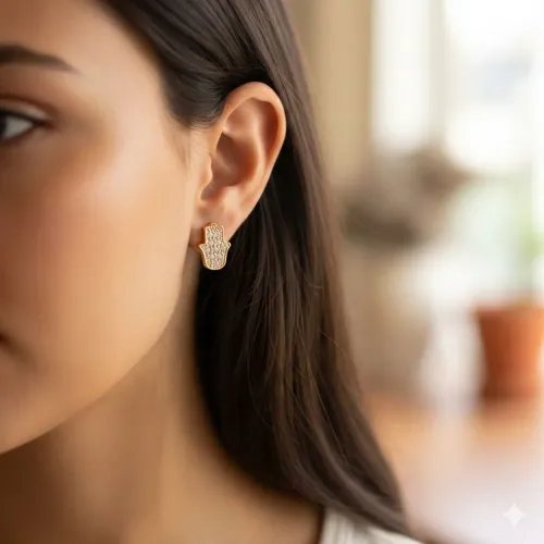 Mão de Fátima Cravejado [5 anos de garantia]