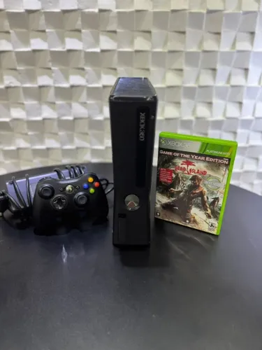 Xbox 360 Slim Desbloqueado + Controle + Jogo Original