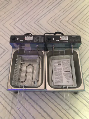 Fritadeira Elétrica Profissional Inovamaq 2 Cubas (10L) - 220V