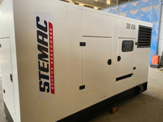 Gerador 260 kVA Stemac. Com 323 horas