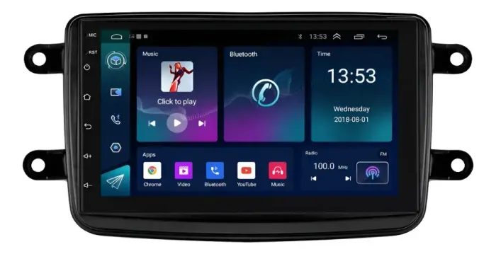 Multimidia Renault Logan Sandero 7p Android Carplay 4/64gb