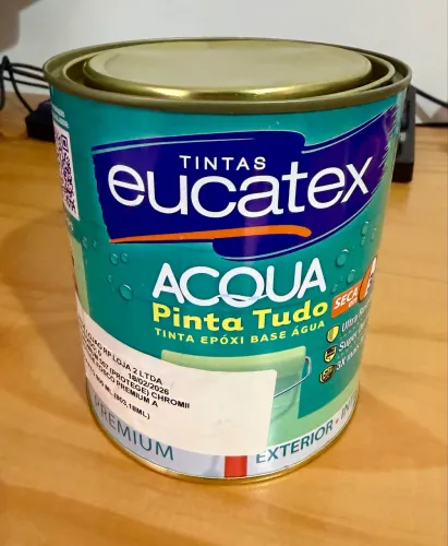 Tinta Epóxi Cozinha Banheiro Azulejo Pinta Tudo Base Agua Eucatex  804ml