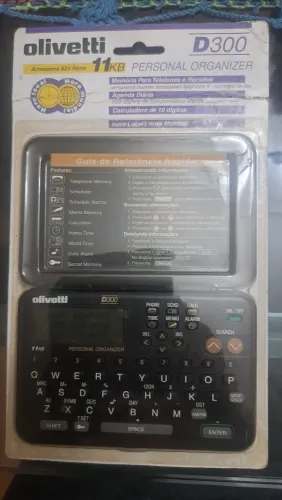 Agenda Olivetti na embalagem original
