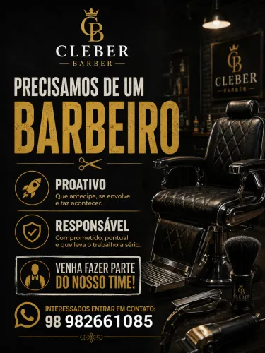 Oportunidade para Barbeiro 