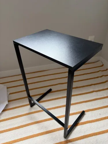 Mesa De Apoio Em Metal preta / Mesa Lateral