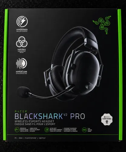 Fone Razer BlackShark V2 Pro Wireless competitivo | Headset eSports HyperSpeed THX 7.1