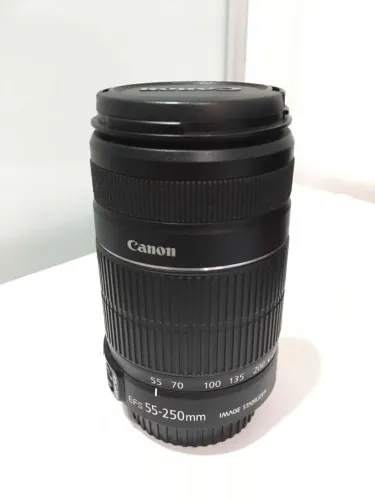 Vendo Lente Canon Zoom 55-250mm 