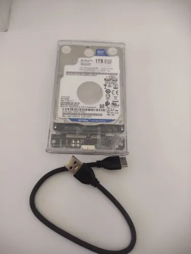 HD externo 1 tb saudável USB 3.0