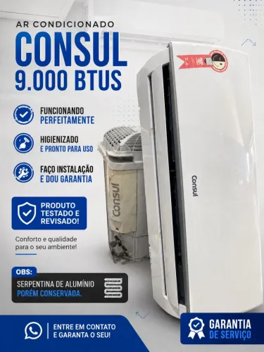 Ar condicionado 9 mil btus
