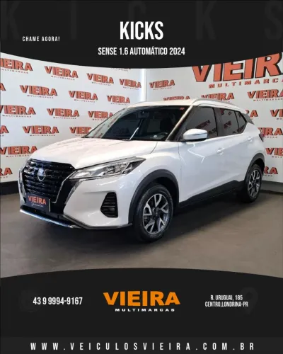 Nissan Kicks Sense 1.6 16V Flex AUT 2024